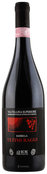 ARPEPE Sassella Ultimi Raggi 2007