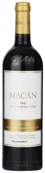 Benjamin de Rothschild - Vega Sicilia Mac?n 2015