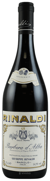 Giuseppe Rinaldi Barbera d'Alba 2018