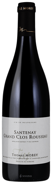 Thomas Morey Santenay 1er Cru 'Grand Clos Rousseau' 2017