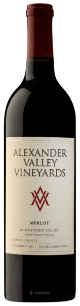 Alexander Valley Vineyards Estate Merlot 2018