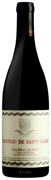 Ch?teau de Saint Cosme C?tes du Rh?ne Les Deux Albion 2010