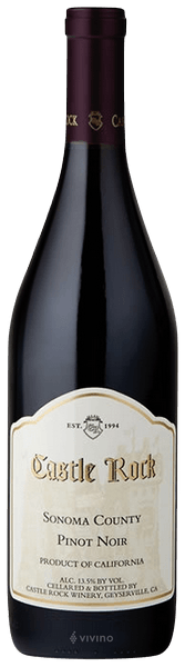 Castle Rock Sonoma County Pinot Noir 2018