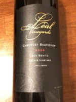Leal Vineyards Cabernet Sauvignon 2009