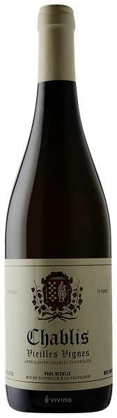 Domaine Paul Nicolle Vieilles Vignes Chablis 2018