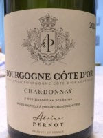 Alvina Pernot Bourgogne Cote d'Or Chardonnay 2020