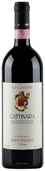 Antoniolo Gattinara Vigneto Castelle 2015