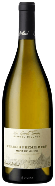 Samuel Billaud Chablis 1er Cru 'Mont de Milieu' (Les Grands Terroirs) 2019