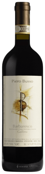 Piero Busso Gallina Barbaresco 2015