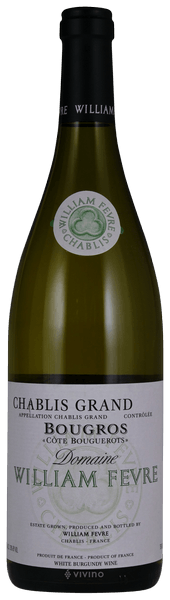 Domaine William F?vre Chablis Grand Cru Bougros C?te Bouguerots 2017