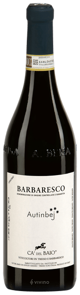 Ca’ del Baio Autinbej Barbaresco 2019