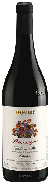 Bovio Regiaveja Barbera d'Alba Superiore 2017