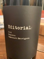 Editorial Cellars Cabernet Sauvignon 2018
