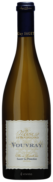 Guy Saget Marie de Beauregard Vouvray 2017