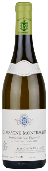 Jean-Claude Ramonet Chassagne-Montrachet Premier Cru 'Les Ruchottes' Blanc 2016