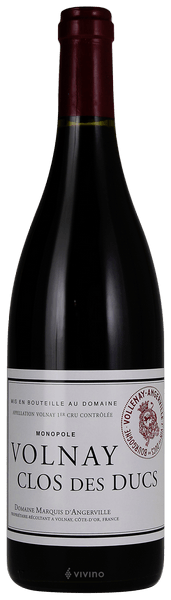 Domaine Marquis d'Angerville Volnay 1er Cru 'Clos des Ducs' Monopole 2015