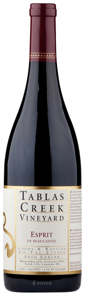 Tablas Creek Vineyard Esprit de Beaucastel 2018