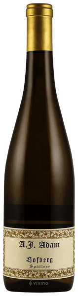 A. J. Adam Hofberg Sp?tlese Riesling 2016