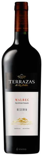 Terrazas de los Andes Reserva Malbec 2016