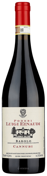 Luigi Einaudi Cannubi Barolo 2015