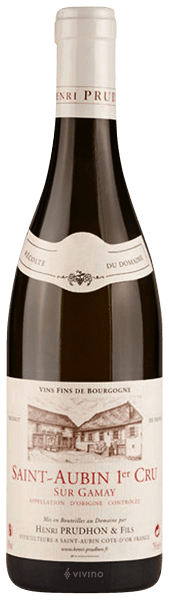 Henri Prudhon & Fils Saint-Aubin 1er Cru 'Sur Gamay' 2016