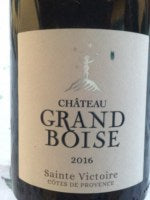Ch?teau Grand Boise Sainte Victoire C?tes de Provence Rouge 2016