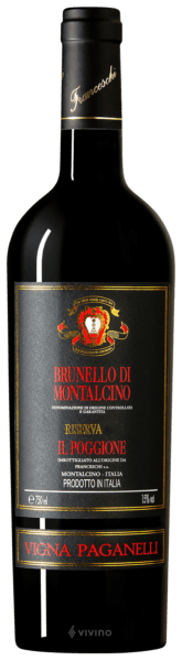 Tenuta Il Poggione Brunello di Montalcino Riserva Vigna Paganelli 2007