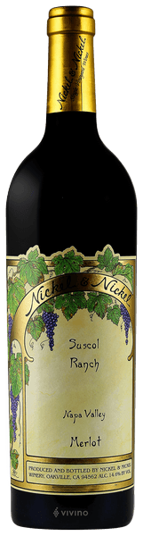 Nickel & Nickel Suscol Ranch Merlot 2018