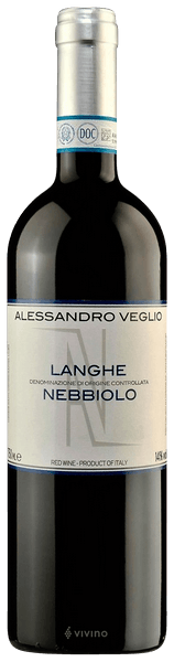 Alessandro Veglio Langhe Nebbiolo 2015