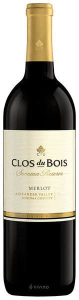 Clos du Bois Sonoma Reserve Merlot 2014