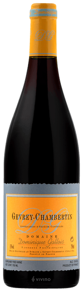 Domaine Dominique Gallois Gevrey-Chambertin 2016