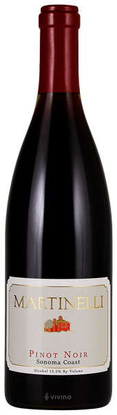 Martinelli Sonoma Coast Pinot Noir 2018