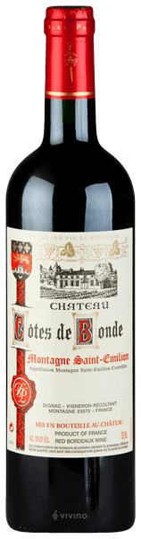 Ch?teau Cotes de Bonde Montagne-Saint-?milion 2016