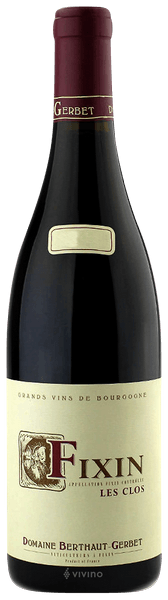 Domaine Berthaut-Gerbet Fixin Les Clos 2018
