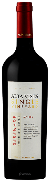 Alta Vista Single Vineyard Serenade Malbec 2015