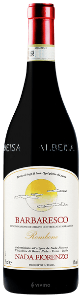 Nada Fiorenzo Rombone Barbaresco 2016