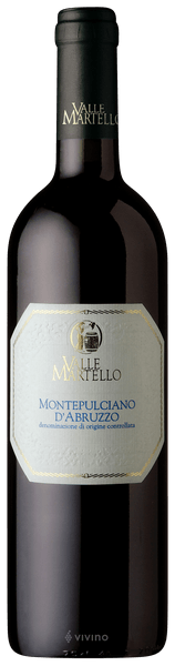 Valle Martello Montepulciano d'Abruzzo 2012