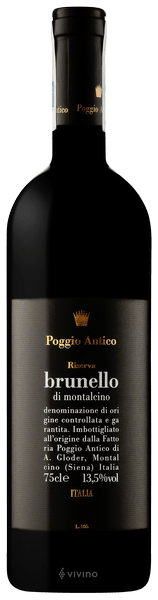 Poggio Antico Brunello di Montalcino Riserva 2015