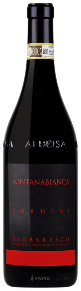Fontanabianca Bordini Barbaresco 2018