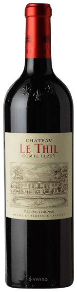Ch?teau le Thil Comte Clary Pessac-Leognan 2015