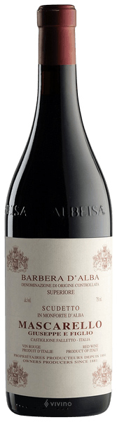 Mascarello Giuseppe e Figlio Barbera d'Alba Superiore Scudetto 2018