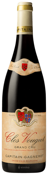 Maison Capitain-Gagnerot Clos Vougeot Grand Cru 2014