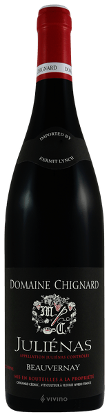 Domaine Chignard Beauvernay Juli?nas 2017