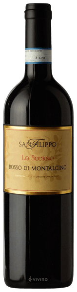 San Filippo Lo Scorno Rosso di Montalcino 2018