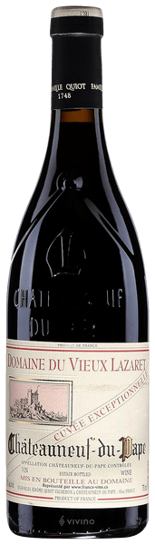 Domaine du Vieux Lazaret Cuv?e Exceptionnelle Ch?teauneuf-du-Pape 2016