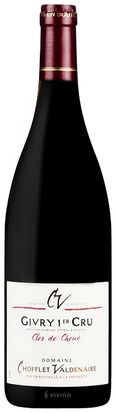 Chofflet Valdenaire Clos de Choue Givry 1er Cru 2017