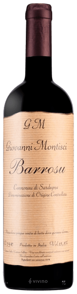 Giovanni Montisci Barrosu Cannonau di Sardegna 2019
