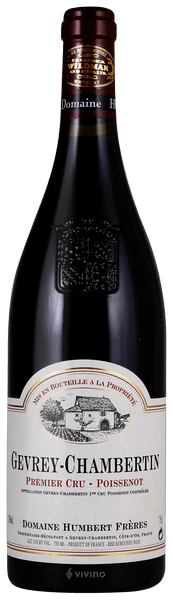 Domaine Humbert Fr?res Gevrey-Chambertin Premier Cru 'Poissenot' 2016