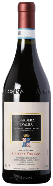 Cascina Fontana Barbera d'Alba 2016