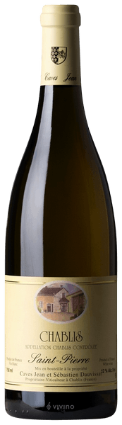Jean et S?bastien Dauvissat Chablis 'Saint-Pierre' 2018